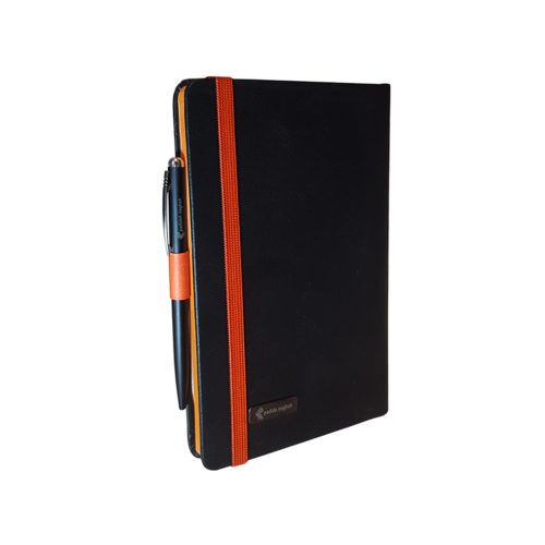 دفتر یادداشت اروپایی مدل مداد رنگی همراه با خودکار 3