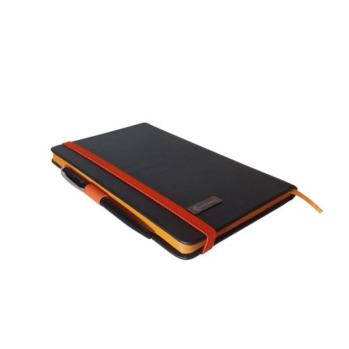 دفتر یادداشت اروپایی مدل مداد رنگی همراه با خودکار 5
