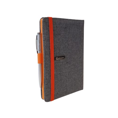 دفتر یادداشت پارچه ای مدل کبریتی همراه با خودکار 1