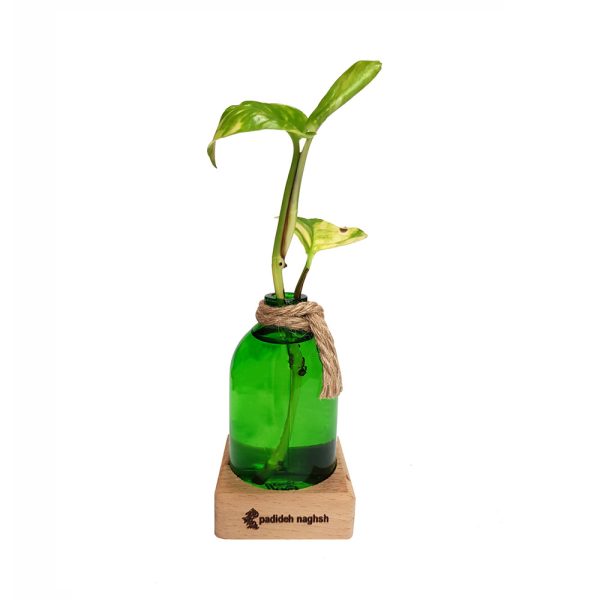 گلدان دکوری شیشه ای مدل آنتیک 03
