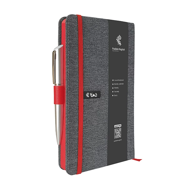 سررسید روزشمار 1405 مدل پارچه کبریتی همراه با خودکار سررسید روزشمار 1405 مدل پارچه کبریتی همراه با خودکار