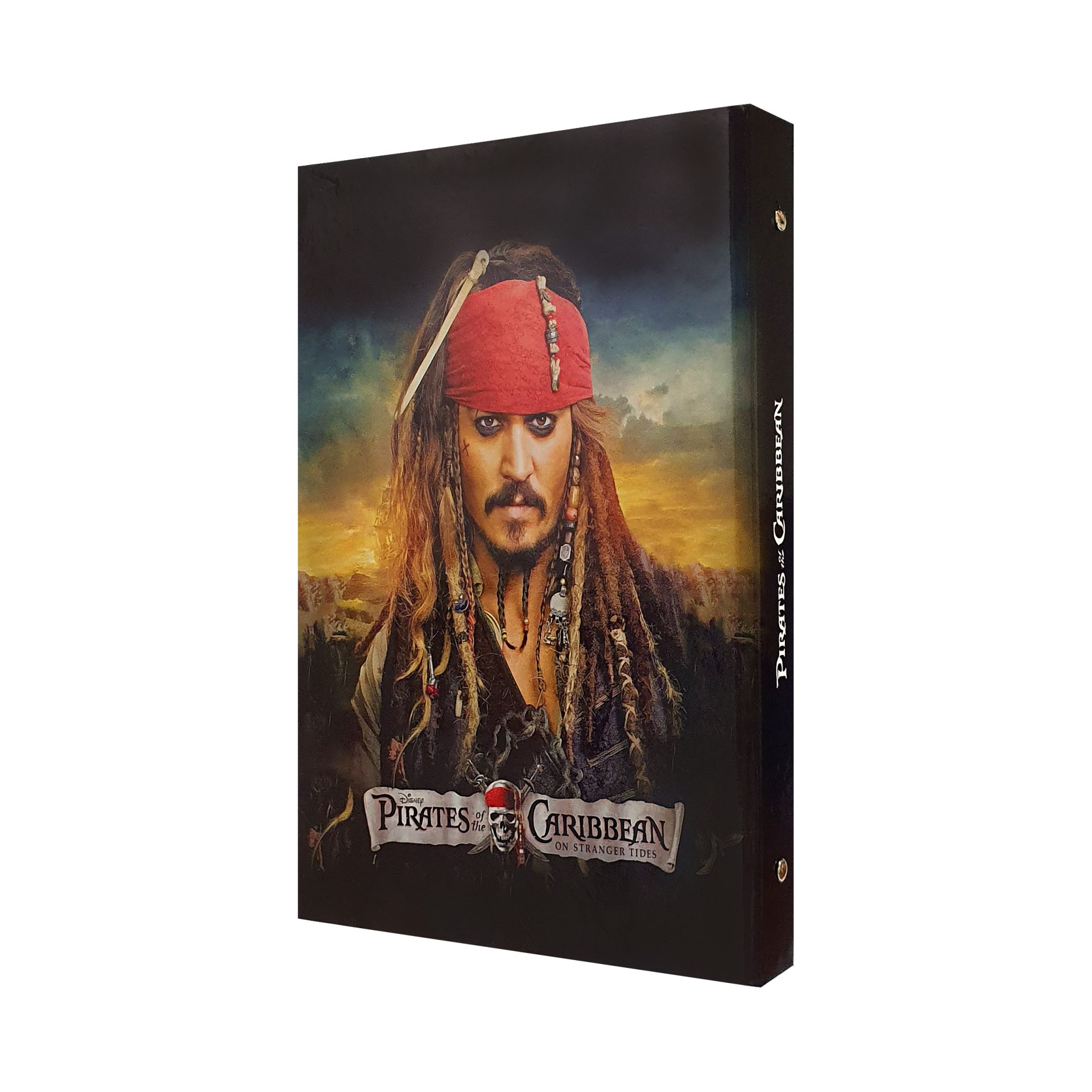 کلاسور 26 حلقه مدل کالکشن فیلم و سریال طرح Pirates of the Caribbean کد 04