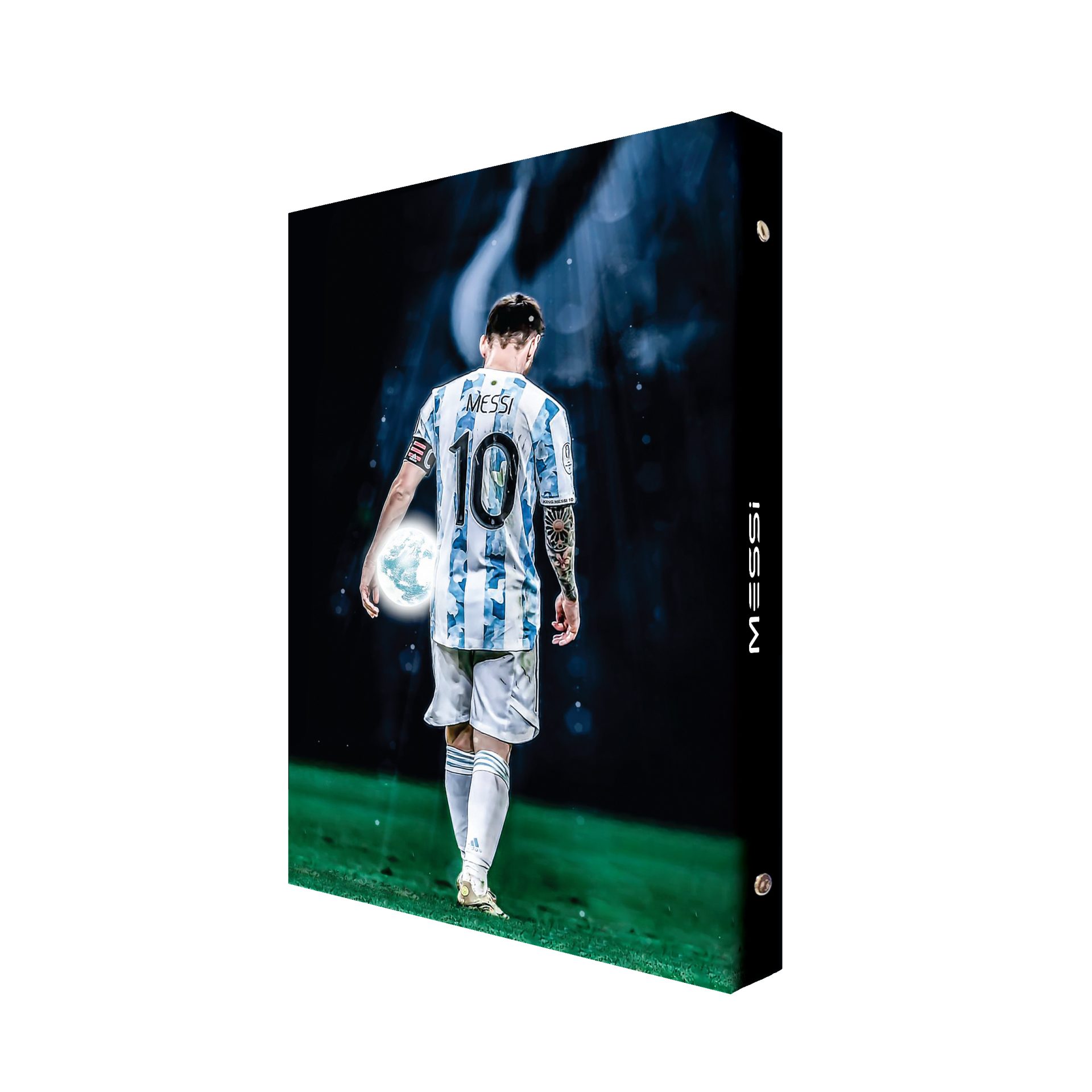دفتر کلاسوری 26 حلقه طرح کالکشن فوتبال مدل Messi کد 03
