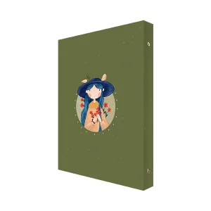 کلاسور 6 حلقه قفل فلزی طرح ترنم