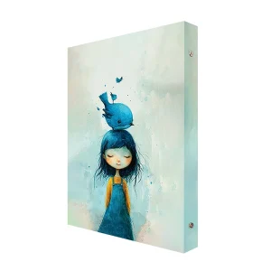 کلاسور 26 حلقه قفل فلزی طرح چکاوک